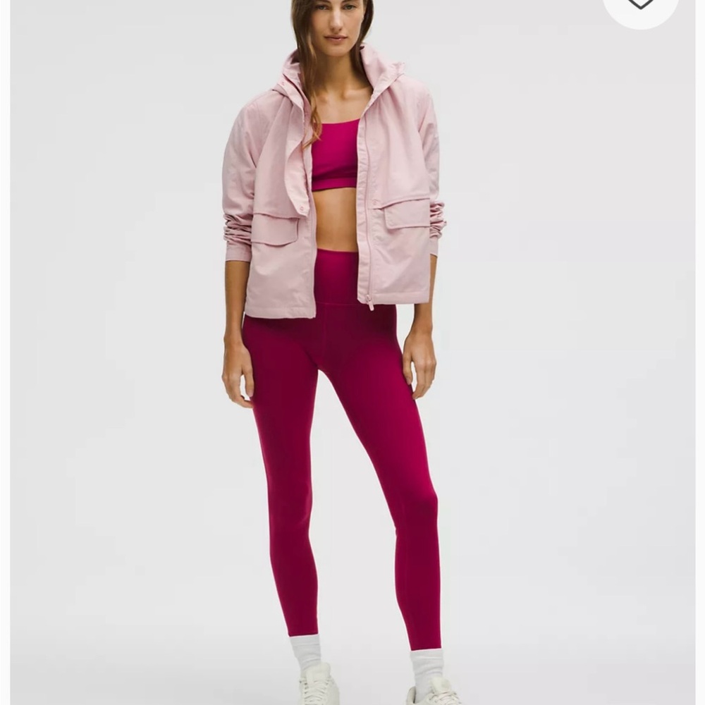Women's Pink LULULMEMON Windbreaker Jacket